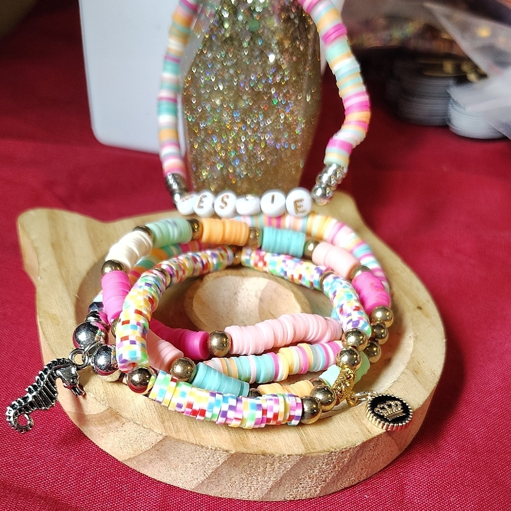 Colorful Beaded Bracelet Set